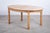 Brutalist Brutalist Oval Oak Dining Table from Henning Kjærnulf, Denmark, 1960s For Sale - Image 3 of 10