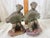 1920s Hubley Cast Iron Accordion Player Bookends on Banded Onyx - Pair For Sale - Image 11 of 11