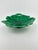 French Country Antique Leaf Majolica Footed Dish For Sale - Image 3 of 11
