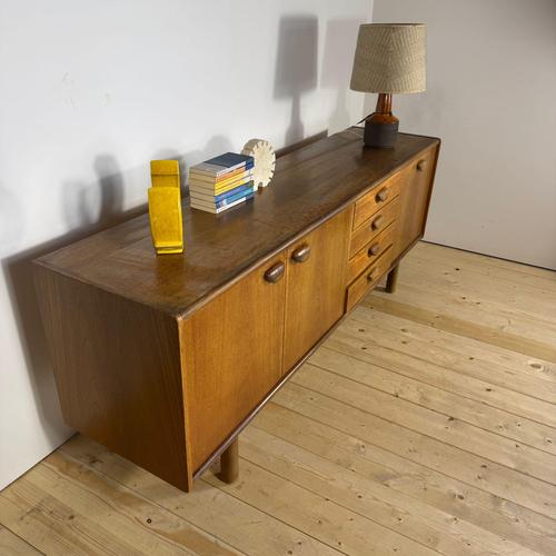 Mid-Century English Teak Sideboard, 1960s For Sale - Image 4 of 8