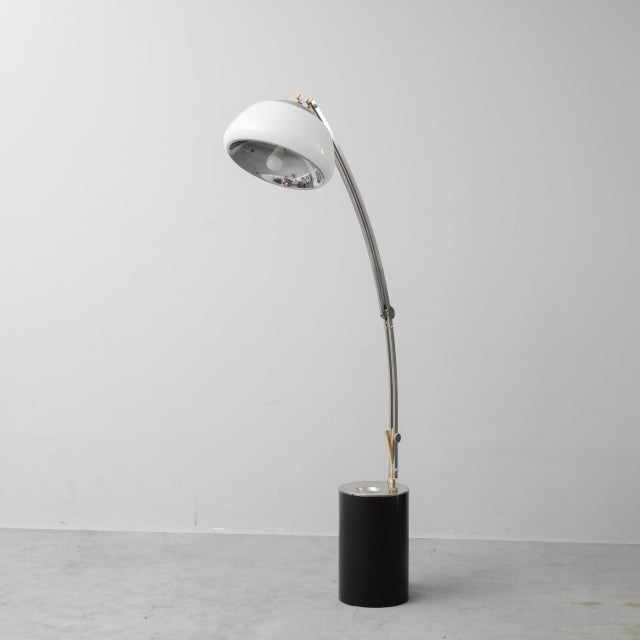 Arc Floor Lamp with Double Lighting, 1980s For Sale - Image 3 of 12