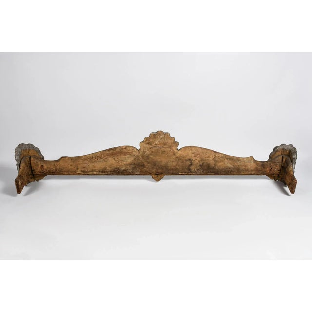 Early 19th Century 19th Century Italian Parcel Gilt Architectural Pediment For Sale - Image 5 of 6