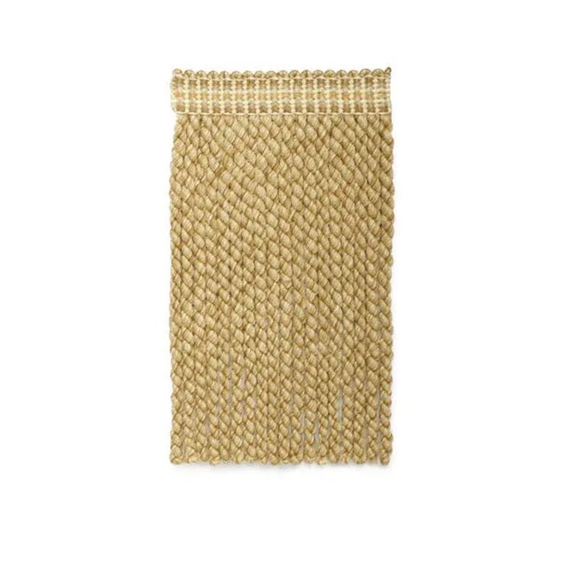 Contemporary Sample - Schumacher Hempstead Bullion in Champagne For Sale - Image 3 of 3