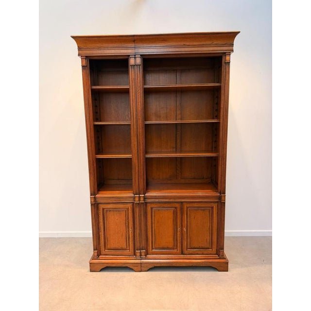 Open Bookcase in Cherrywood For Sale - Image 4 of 7