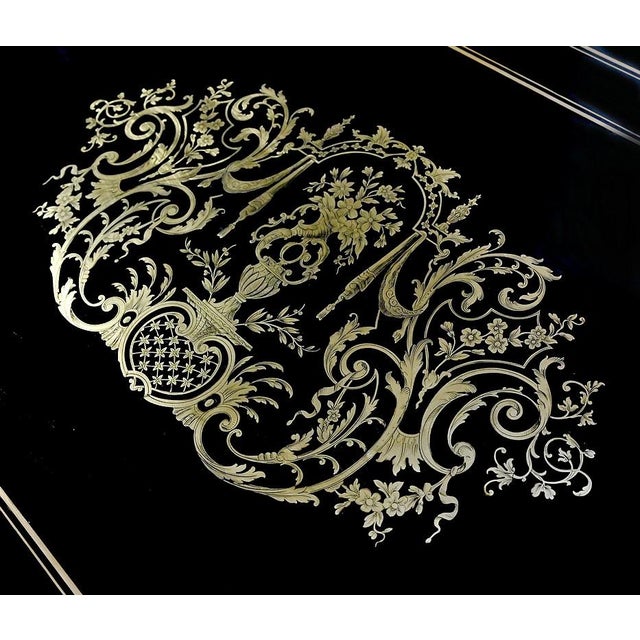 Metal Antique Napoleon III Desk For Sale - Image 7 of 18