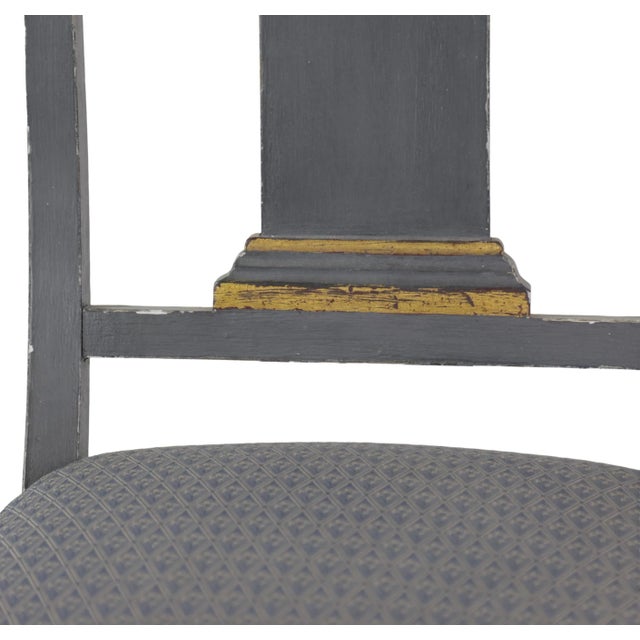 Vintage Handcrafted French Empire-Style Chair For Sale - Image 9 of 9