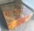 Original Owner. RARE and stunning Mid-Century / Postmodern 1970s Italian Marble square coffee or cocktail table. Hidden...