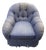 21st Century Vintage Designer Kravet Swivel Chair For Sale
