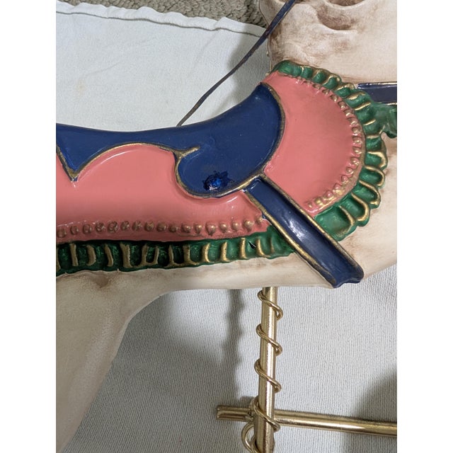 C Jere Carousel Horses Metal Style Wall Sculpture For Sale - Image 12 of 15