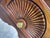 Late 20th Century Thomasville Queen Anne Cherry Lowboy With Carved Fan Drawer For Sale - Image 16 of 16