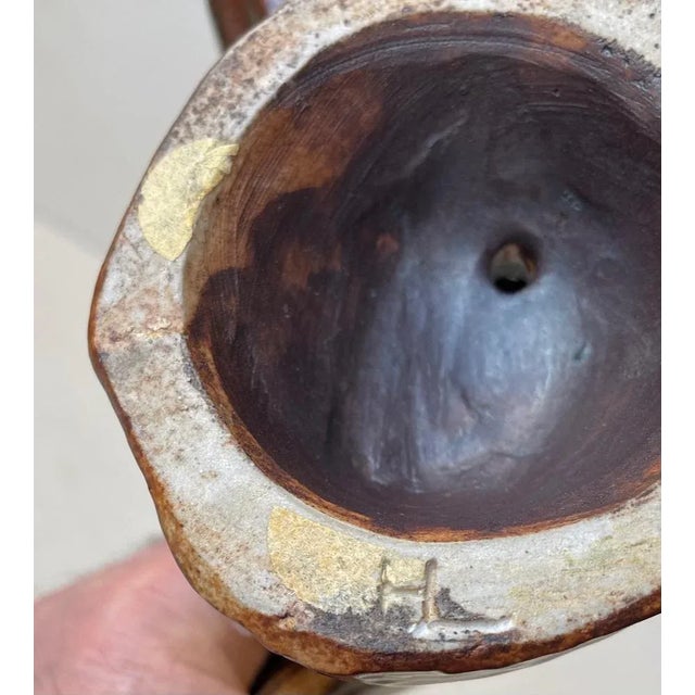 Stoneware Dragon Fish Sculpture by Carl Hugo Liisberg for Saxbo, 1940s For Sale - Image 9 of 13