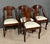 Gondola Chairs in Mahogany, Set of 4, in Restored conditions. Designed before 1890