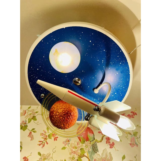 Metal Discovery Lamp from Sanreyco, 1978 For Sale - Image 7 of 7