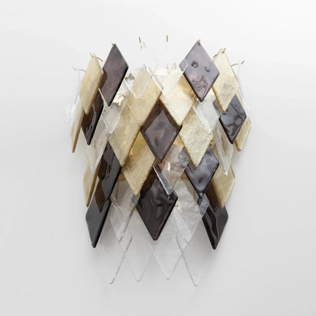 2000 - 2009 Italian Modern Murano Glass Sconces, 2000, Set of 2 For Sale - Image 5 of 8