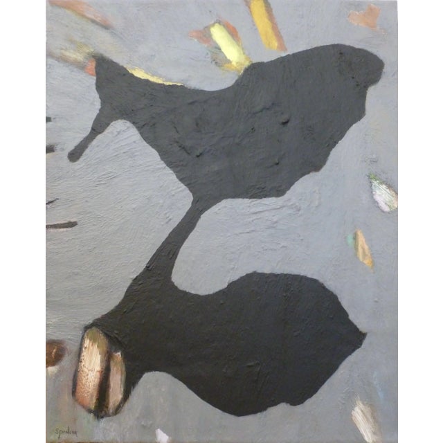 "Stance" Abstract Oil and Acrylic Painting by Scott A. Spencer For Sale