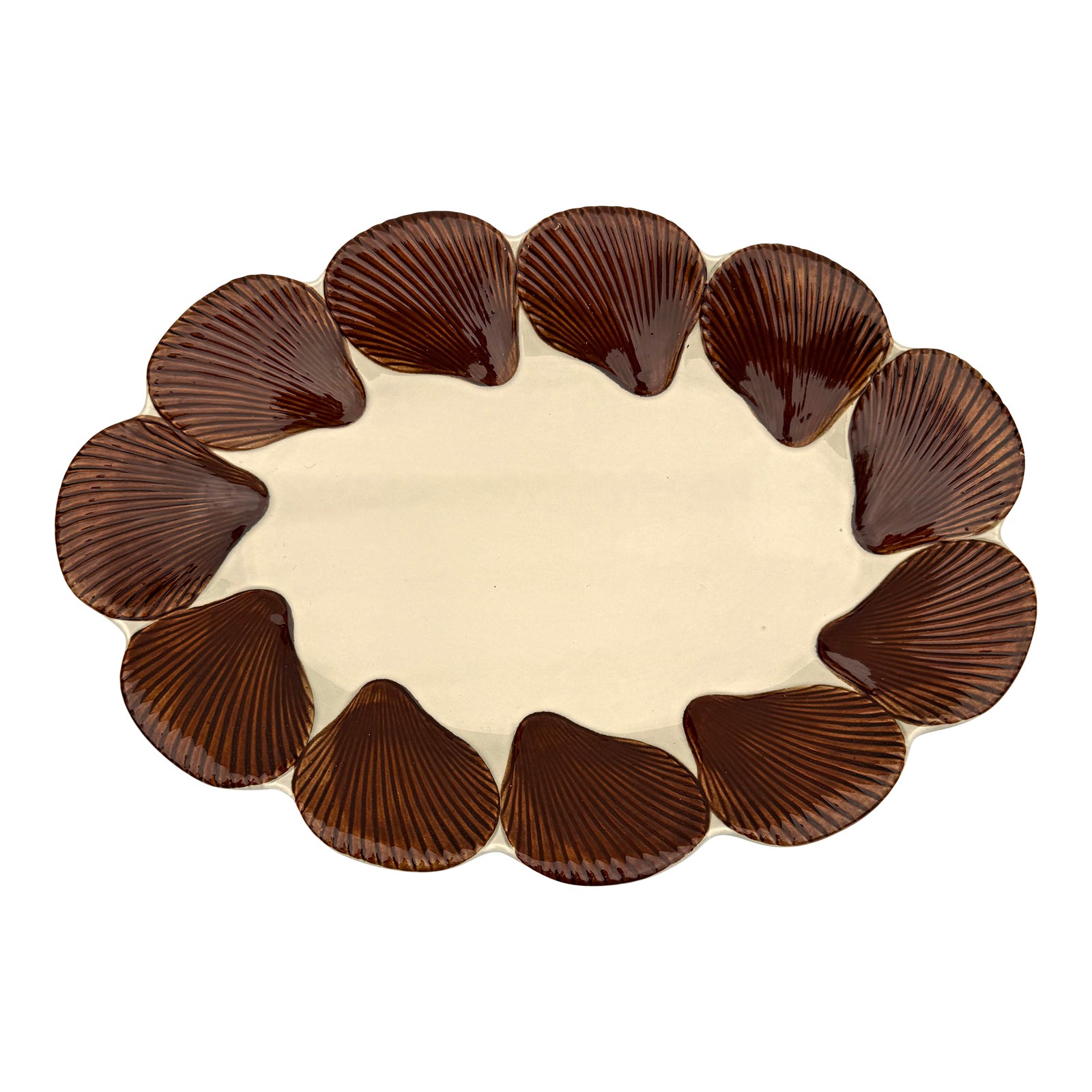 Vintage Fitz & Floyd Shell Platter | Chairish