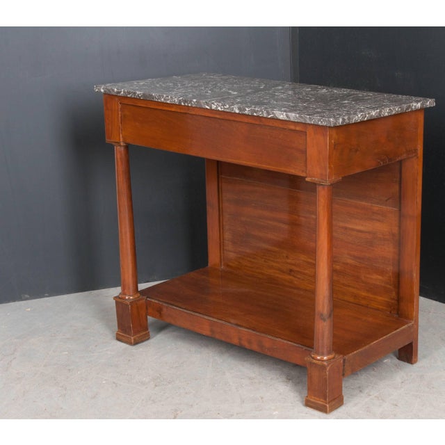 19th Century French Empire Mahogany Console For Sale In Baton Rouge - Image 6 of 11