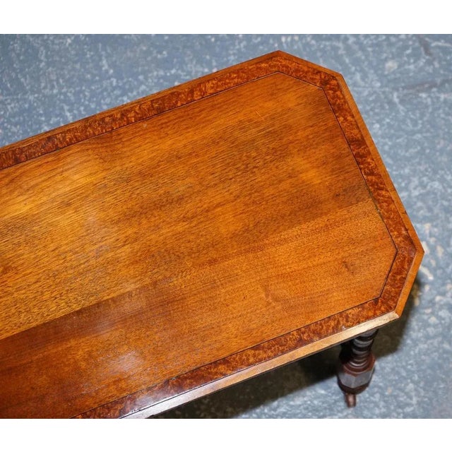 Victorian Carved Walnut Whatnot Console Table, 1920s For Sale - Image 15 of 18