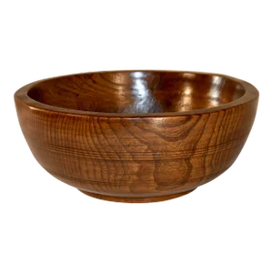 19th Century English Ash Turned Bowl