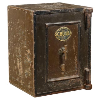 English Metal Safe from Chubb & Sons For Sale