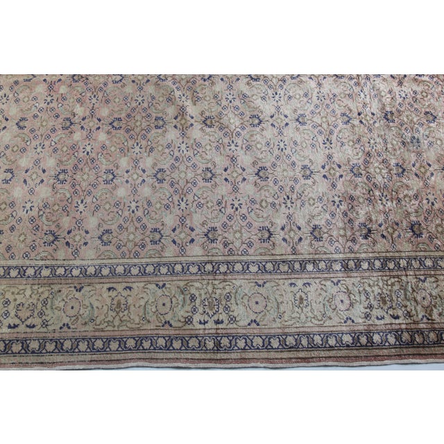 1940s Turkish Kayseri Floral Design Area Rug For Sale - Image 12 of 12