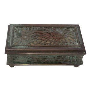 Tiffany Studios Stamp Box For Sale