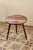 Vintage Circular Wooden Side Table with Turned Legs, 1970s For Sale - Image 9 of 9