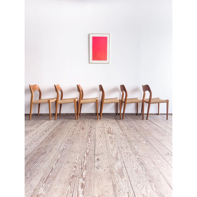 Contemporary Dining Room Chairs by Niels O. Møller for J.L. Mollers, Set of 6 For Sale - Image 3 of 18