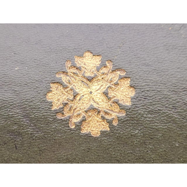 Side Table with Drop Leaf and Leather by Bevan Funnell, 1950s For Sale - Image 11 of 17