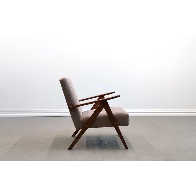 Mid-Century Grey Model B-310 Var Easy Chair, 1960s For Sale - Image 4 of 12