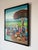 Vintage Barnes Folk Art Market Scene Oil on Canvas Painting – Framed For Sale In Miami - Image 6 of 14