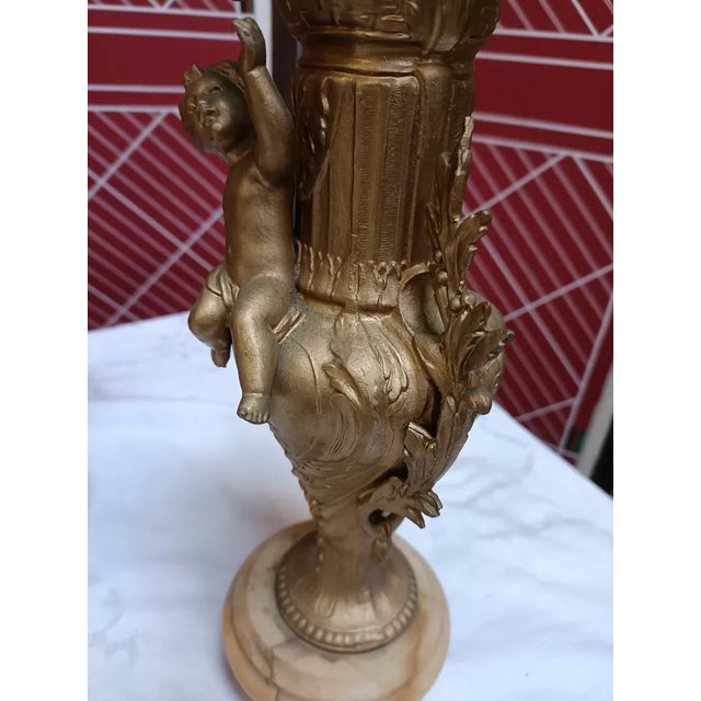 French Napoleon III Bronze Clock For Sale - Image 17 of 18