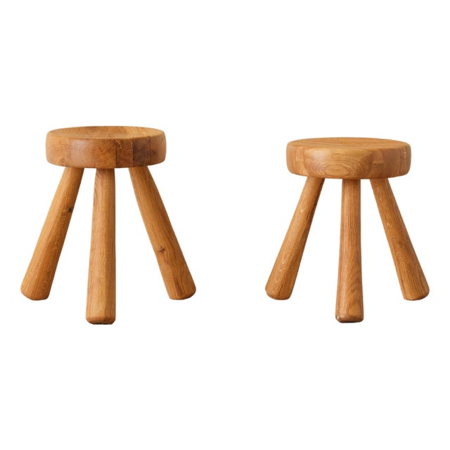 Stools by Ingvar Hildingsson, Sweden, 1970s, Set of 2 For Sale