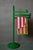 Vintage Italian Space Age Futuristic Green Plastic Towel Rack, 1980s For Sale - Image 4 of 9