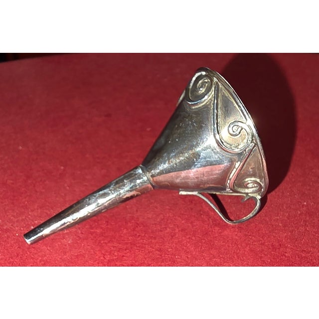 Silver Sterling Silver Perfume Funnel For Sale - Image 8 of 9
