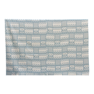Ikat River Indian Block Print Coverlet