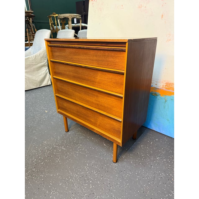 Modern 1960s Pair of Austinsuite Four Drawer Teak Chests For Sale - Image 3 of 12