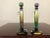 Contemporary Blown Glass Candlestick Holders Signed by David Garcia For Sale - Image 3 of 12