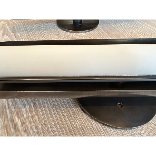 Apparatus Studio Circuit 1 Sconces in Blackened Brass - Pair For Sale In New York - Image 6 of 15