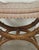 Brown Pair of Walnut Neoclassical Benches, France, 19th Century For Sale - Image 8 of 9