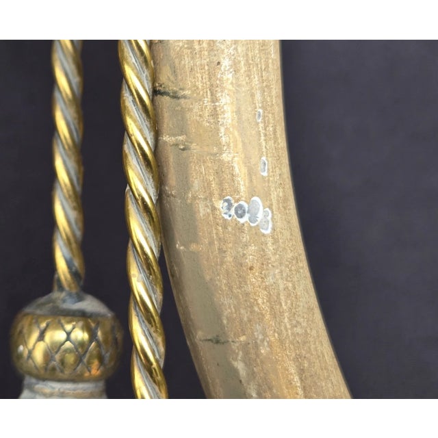Fine Arts Lamps Brass & Marble Double Wall Sconce Lamps - a Pair For Sale - Image 13 of 18