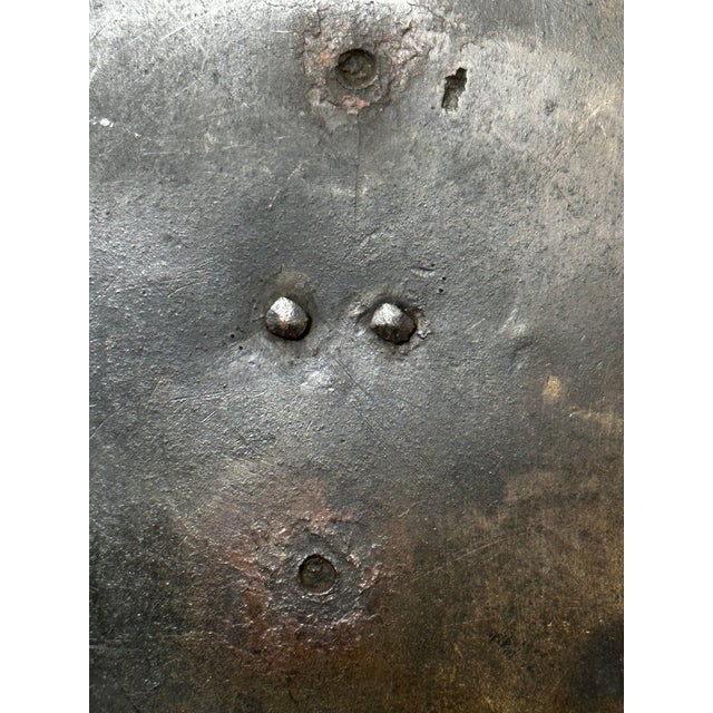 Early 19th Century English Georgian Bronze Round Sundial Top With Gnomon Garden Ornament With Verdig For Sale - Image 6 of 11