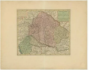 Antique Map of Hungary, 1730