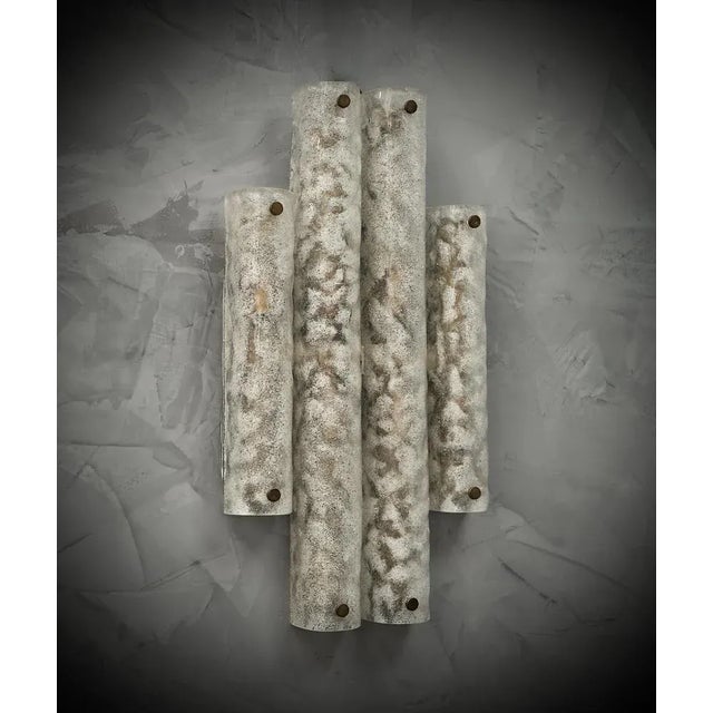 Murano Glass and Brass Wall Light, 1950s For Sale - Image 9 of 9