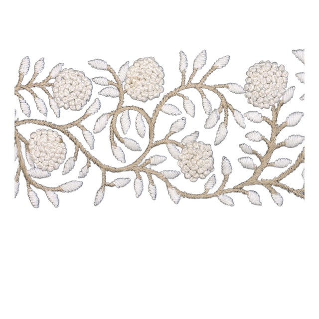 SAMPLE - Schumacher Ashoka Tape In Black & Cream For Sale