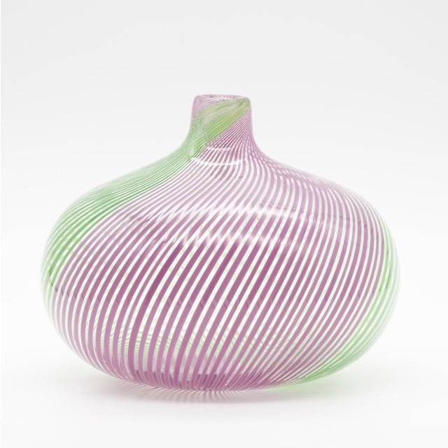 Handblown Glass Vase by Mario Colelli & Hertha Bengtson for Rosenthal, 1980s For Sale - Image 11 of 11
