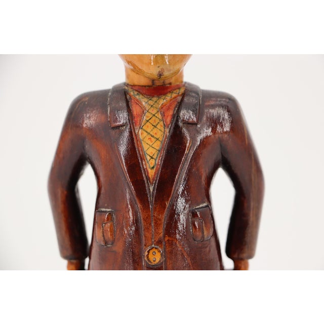 1920s American Folk Art Figure of a Man For Sale - Image 6 of 12