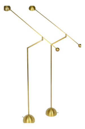 Chrome Counter Balance Floor Lamp, 1970s
