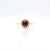 Signed Mid-Century Jones & Woodland 14k Gold, Garnet, and Seed Pearl Ring For Sale In Philadelphia - Image 6 of 13