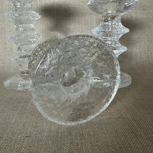 Iittala Festivo Candleholders by Timo Sarpaneva for Iittala, 1960s, Set of 3 For Sale - Image 4 of 6